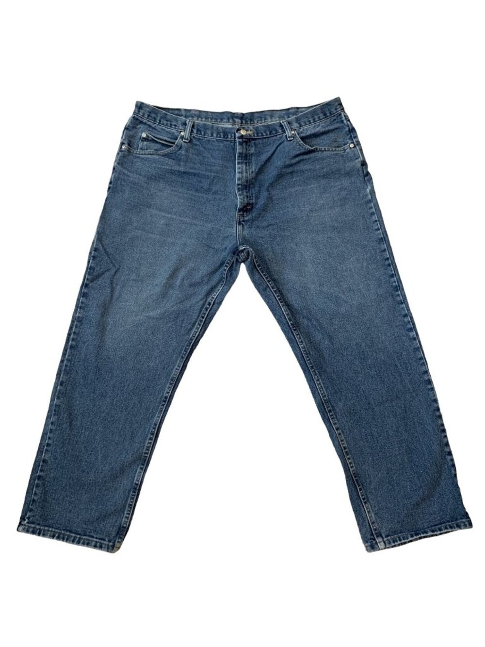 Wrangler Authentic Jeans Mens 42x30 Premium Quality Denim Loose Straight Cotton